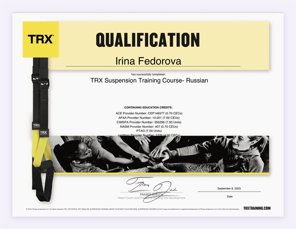 TRX Suspension Training
